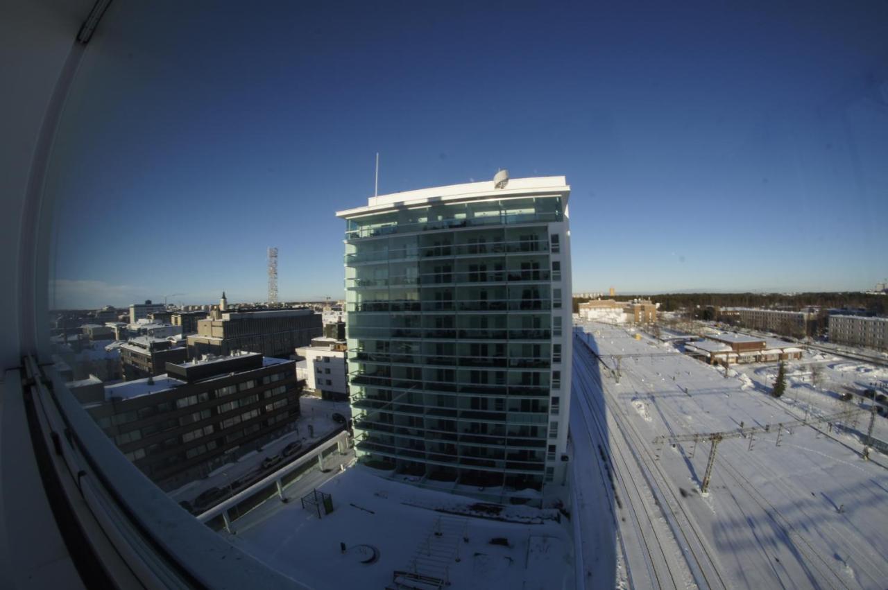 Keskustan Kaksio 45 M2 Autopaikalla, Rautatienkatu 19, 9 Krs Appartement Oulu Buitenkant foto